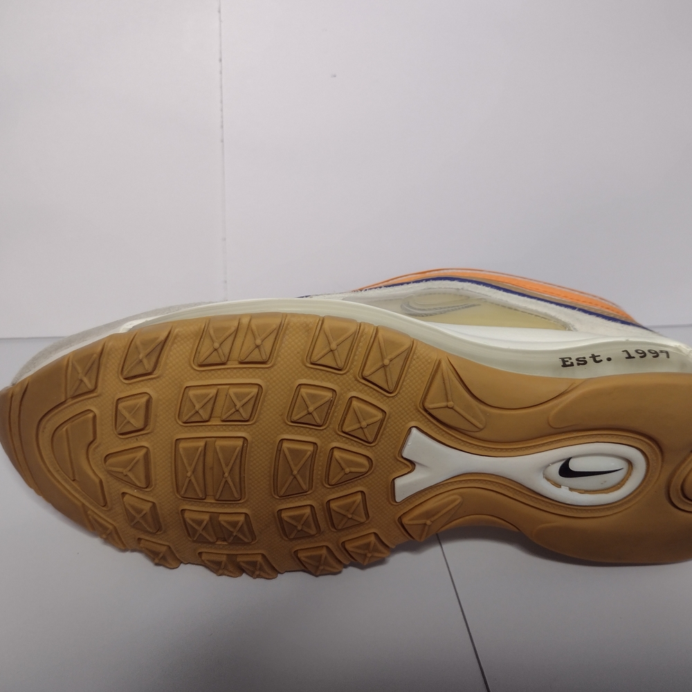 Nike Air Max 97 SE Frank Rudy/Summit Safety Orange White, Size 9 - Picture 6 of 12